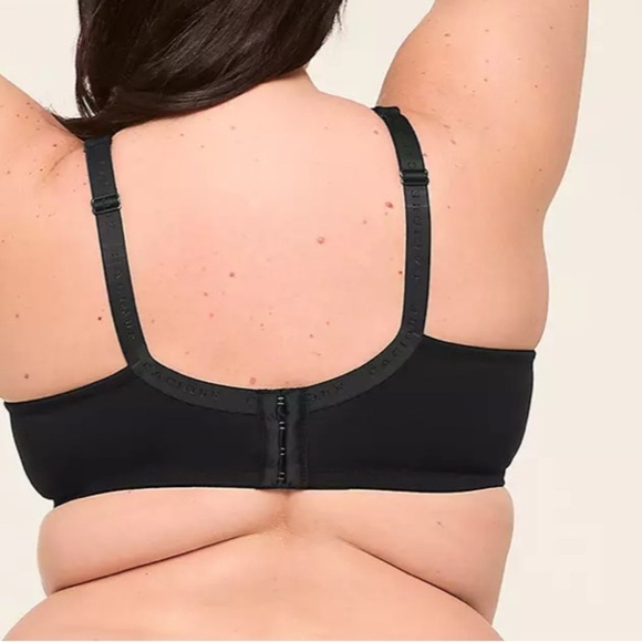 Cacique Black Underwire Bra with Bow Accent - Picture 3 of 7